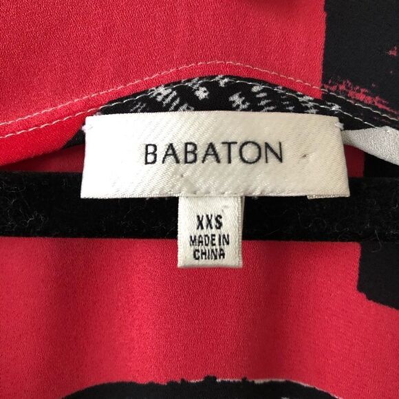 “BABATON” Jessie Dress Abstract Print Dress - Picture 11 of 11